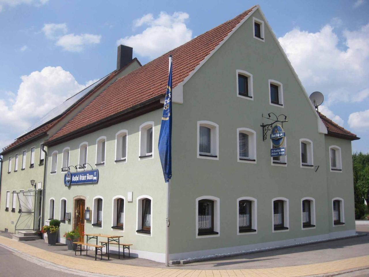 Gasthof Gruener Baum Langfurth  Bagian luar foto
